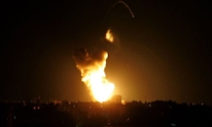 Israel tiếp tục không kích phía nam Dải Gaza