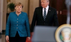 Tổng thống Trump gửi Thủ tướng Merkel giấy ghi nợ 300 tỷ bảng Anh