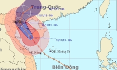 Áp thấp mới xuất hiện, tâm bão Haiyan đổ bộ vào Hải Phòng