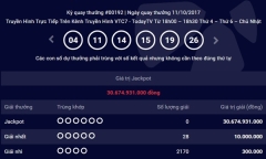 Kết quả xổ số Vietlott hôm nay 13/10: Giải Jackpot hơn 30 sẽ về tay ai? 