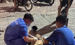 Hà Nội: Điều tra vụ nam thanh niên bị đâm gục giữa phố, bạn gái bị bắt lên ô tô