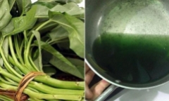 Nước luộc rau chuyển màu xanh đậm có ăn được không?