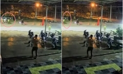 Clip: Phẫn nộ nam thanh niên né chốt kiểm tra nồng độ cồn, tông CSGT ở Lào Cai
