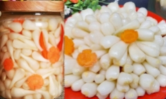 Cách làm củ kiệu chua ngọt tại nhà 