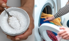 Đổ muối vào máy giặt có tác dụng gì?