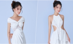 Nhan sắc thăng hạng của Á hậu Hồng Hạnh trong BST mới từ Larosé