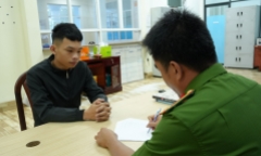 Đối tượng Hồ Văn Hiếu ra đầu thú sau 2 năm lẩu trốn