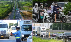 Chưa hết nghỉ lễ, người dân trở lại Hà Nội khiến ùn tắc kéo dài