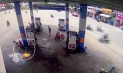 Vụ đốt cây xăng ở Nha Trang: Có gì bên trong can nhựa mà đối tượng mang theo?