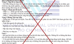 Đại học Quốc gia TP.HCM cảnh báo tình trạng mạo danh để tuyển cán bộ, kêu gọi từ thiện