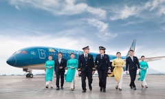 Vietnam Airlines khai thác “siêu máy bay thân rộng” Boeing 787 chặng Hà Nội - Singapore