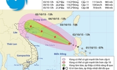 Thông tin mới nhất về bão số 4 tên Cỏ May hình thành trên Biển Đông