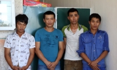 Nhóm đối tượng mang súng 