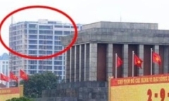 Hoàn thành phá dỡ tầng 19 nhà 8B Lê Trực
