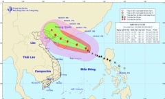 Thông tin mới nhất về bão số 4 tên Cỏ May hình thành trên Biển Đông