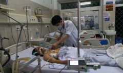 Lại sập giàn giáo ở Hà Tĩnh, một công nhân tử vong