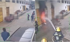 3 đứa trẻ ném pháo vào kho hàng làm lửa bùng cháy, khi bị phát hiện nói một câu khiến nhiều người bức xúc