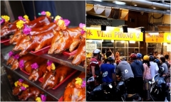 TP.HCM: Heo quay bán tới tấp ngày vía Thần Tài, người dân xếp hàng dài chờ mua