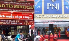 “Đọ” vốn điều lệ 4 “ông lớn” ngành vàng: Bảo Tín Minh Châu, PNJ, DOJI, Mi Hồng