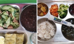 Tò mò bữa ăn ở trường của con, người mẹ