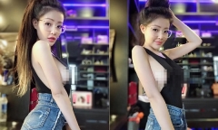 Sau tin đồn lộ clip 2 phút với bạn trai, Ngân 98 lại 