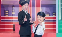 Lâm Vỹ Dạ muốn có con gái sau khi làm bạn dẫn của MC nhí Candy Ngọc Hà
