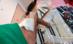 Nữ shipper bị khách 