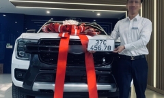 Vụ chủ xe bán tải Ford Ranger bấm được biển 45678: Thực hư tin tăng gấp đôi giá trị 