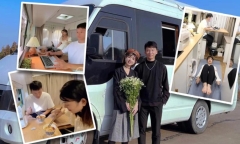 Cặp đôi chi hơn nửa tỷ mua xe van làm “nhà di động”, thoải mái sống bất chấp chỉ trích
