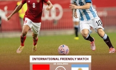 Mời Argentina về đá giao hữu, Indonesia không ngại chi ra gần 400 tỷ đồng 