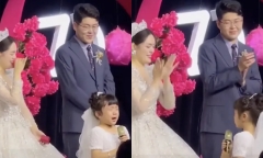 Trong đám cưới chị gái, cô bé 6 tuổi nói câu khiến ai nghe xong cũng xúc động