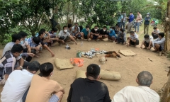 Công an mật phục, vượt sông bắt nhóm đá gà, thu giữ gần 100 triệu đồng