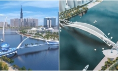 TP.HCM: Một doanh nghiệp đề xuất tặng cầu đi bộ qua sông Sài Gòn giá trị 1.000 tỷ đồng