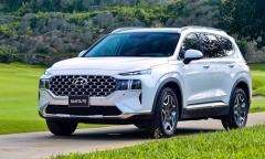 Bảng giá xe ô tô Huyndai mới nhất tháng 8/2021: Hyundai SantaFe giảm giá 30 triệu đồng 