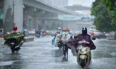 Bắc Bộ có mưa rào và dông, tiếp tục rét