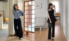 Cách mix một chiếc quần đen