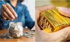 Mua vàng hay gửi tiết kiệm ở ngân hàng lợi hơn?