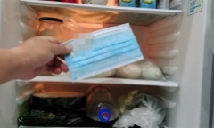 Tác dụng của việc đặt khẩu trang vào tủ lạnh