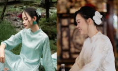 Những kiểu tóc phù hợp với áo dài cổ điển tôn lên nét đẹp người con gái Việt