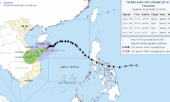 Bão Thần Gió suy yếu thành áp thấp nhiệt đới, miền Trung mưa rất to