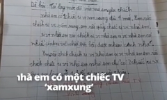 Bài văn tả chiếc tivi dài 4m khiến cả lớp ôm bụng cường nghiêng ngả