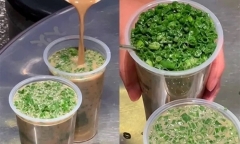 Cư dân mạng dậy sóng vì ly cà phê phủ đầy với hành lá, có đáng thử hay không?