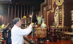 Tổng Bí thư Tô Lâm dâng hương tưởng niệm các Anh hùng, Liệt sĩ tại Điện Biên