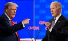 Ông Trump bất ngờ chiếm ưu thế hơn ông Biden sau cuộc tranh luận đầu tiên