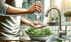 Rửa rau bằng nước muối có thật sự sạch hay không?