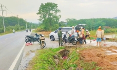 Sét đánh trúng chòi rẫy khiến 1 người tử vong, 6 người bị thương ở Kon Tum