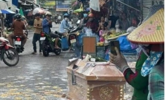 Thông tin mới nhất vụ mang quan tài đi đòi tiền chủ hụi ở Phan Thiết