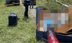 Phát hiện thi thể nữ giới cùng 9 đĩa tạ trong vali bị khóa ở hồ nước tại Thái Lan