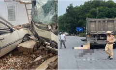 Tin tức tai nạn giao thông mới nhất ngày 11/8: Xe tải mất lái lao vào nhà dân ở Đà Lạt