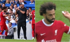 Mohamed Salah có hành động gây tranh cãi khi bị thay ra 
